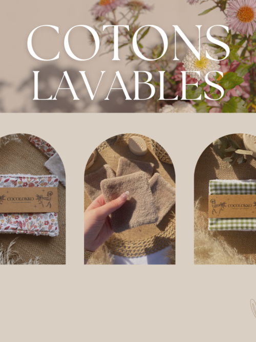 Cotons lavables