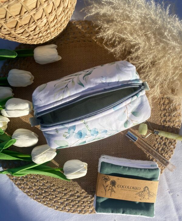 Trousse de toilette nature verte