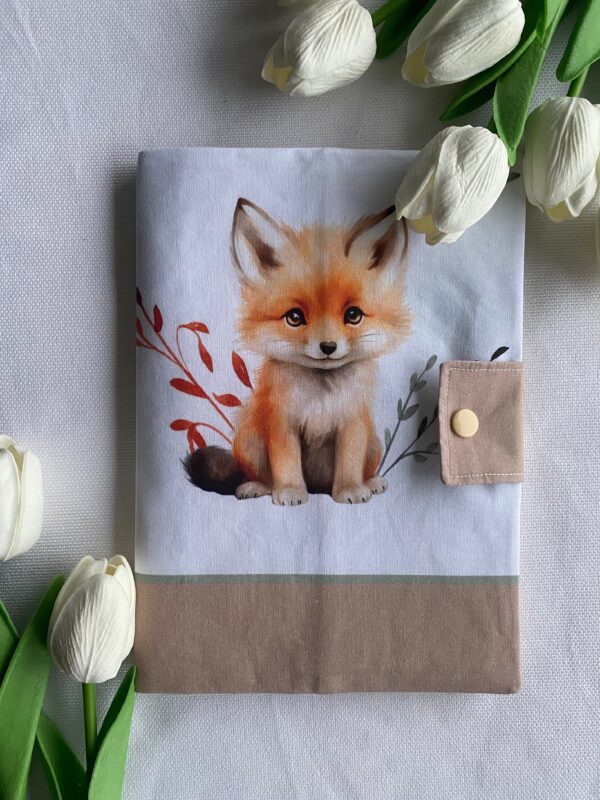 Protège carnet de santé renard