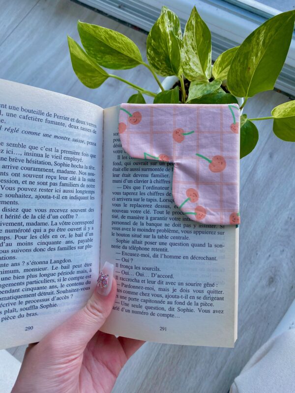 Marque-page cerises