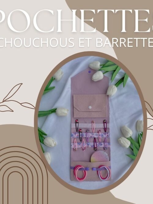 Pochette pour chouchous et barrettes