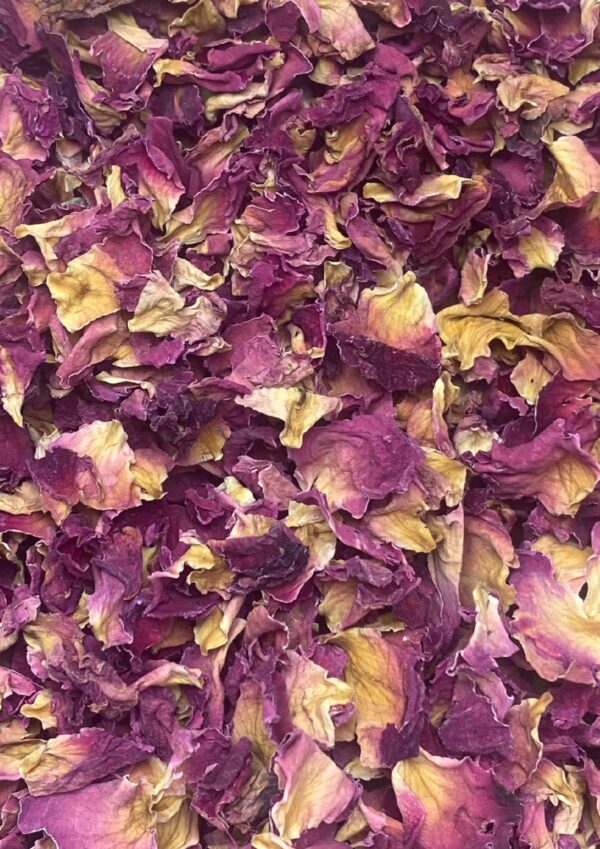 Pétales de roses bio