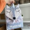 Sac à dos petit loup avec personnalisation de prénom