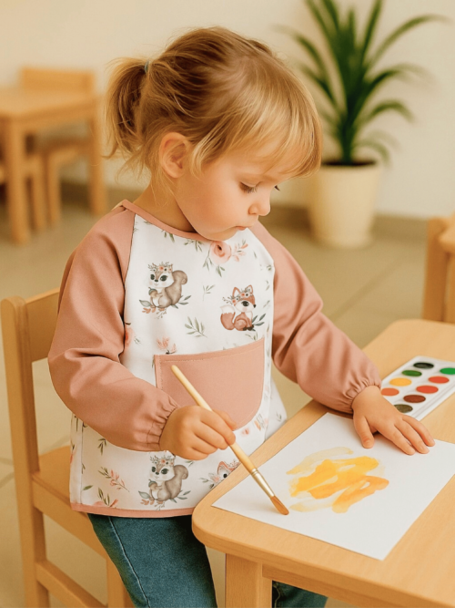 blouse scolaire animaux