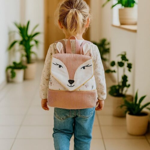 Sac à dos petit renard école maternelle petite fille