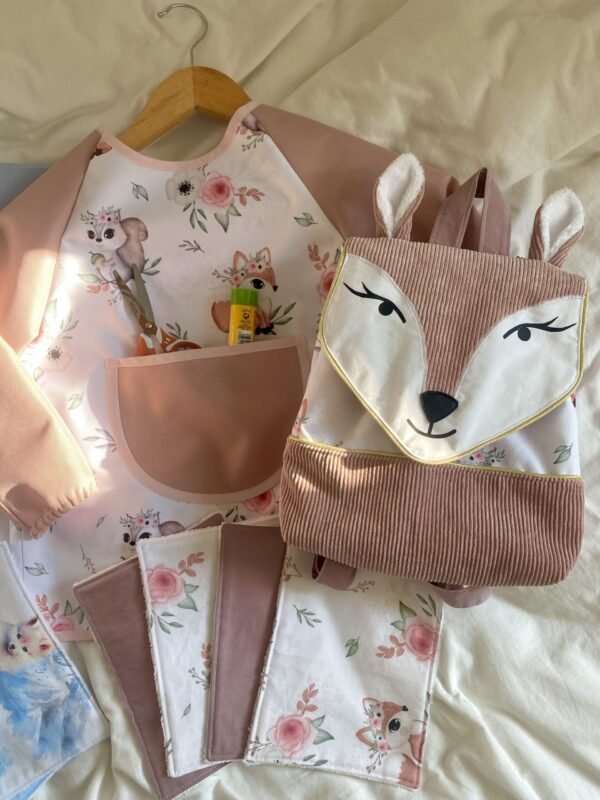 Lot rentrée scolaire animaux de la forêt & fleurs