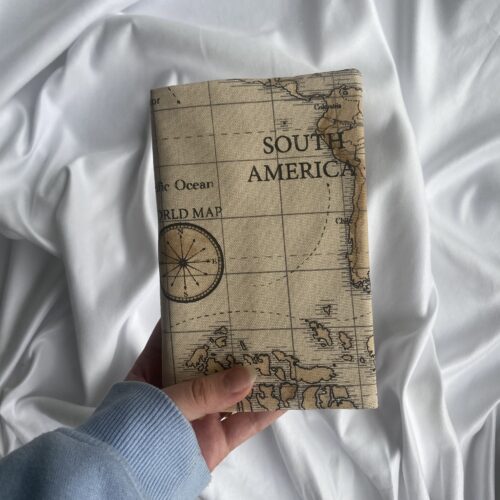 Protection de livre de poche en tissu map