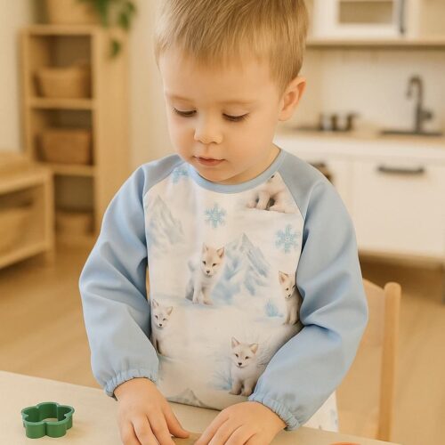 blouse scolaire imperméable petits loups