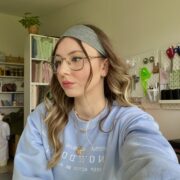 Bandeau pour cheveux artisanal gris