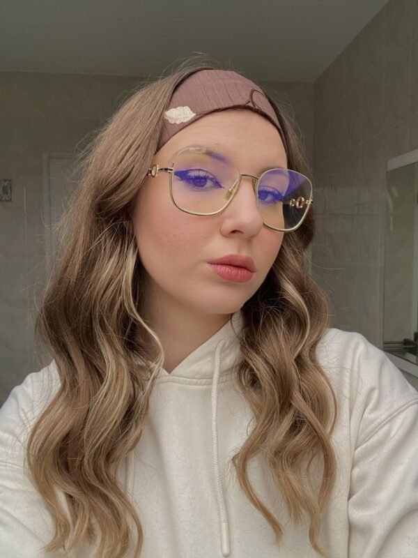 Bandeau pour cheveux brun
