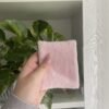 Coton lavables double face bambou rose