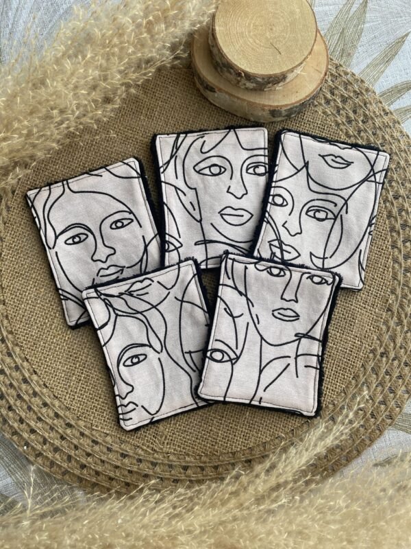 Cotons lavables "Jolis Portraits"
