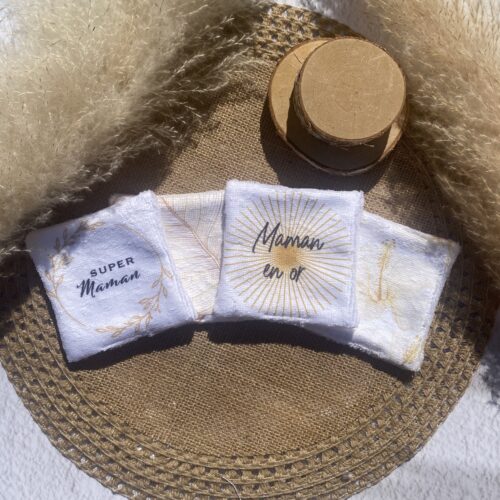 cotons lavables douceurs pour maman