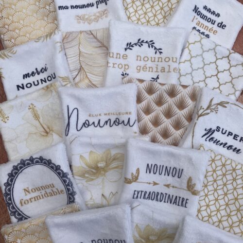 cotons lavables nounou