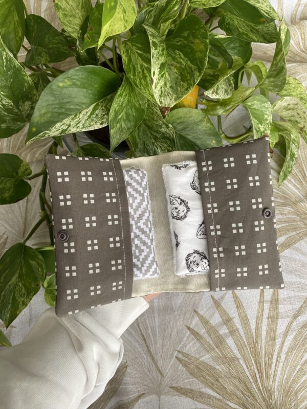Pochette transport cotons lavables